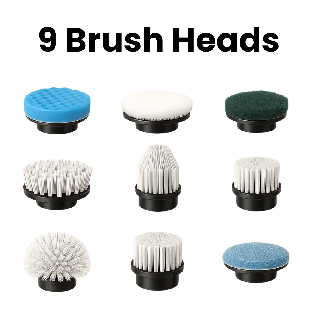 Lumino SpinLift Pro - Electric Spin Scrubber with Extended Handle